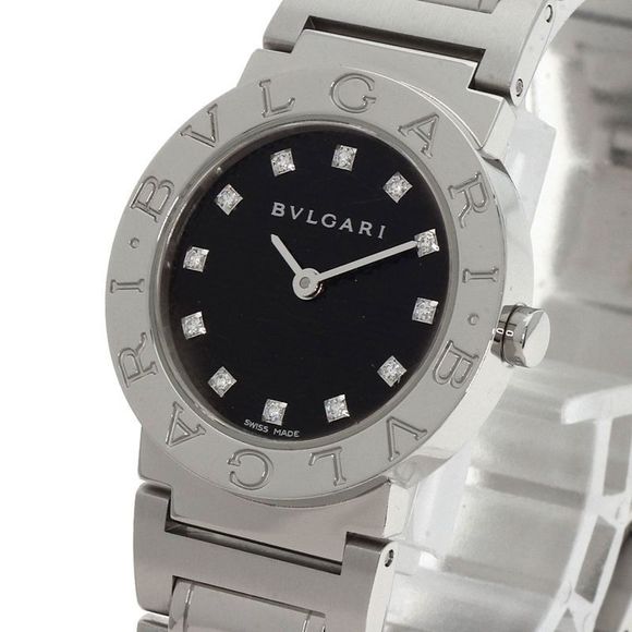 Bvlgari Bb26bss/12 Bvlgari 12P Diamond Watch SS Ladies - Picture 3 of 15